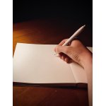 White With Black Ink