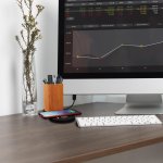 SCX Innovative Design Desk Organizer with 10W Charging Base