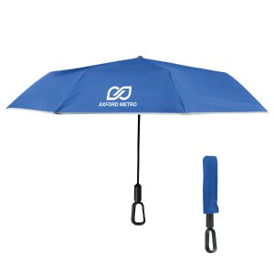 Reflective Trekker Umbrella with Carabiner