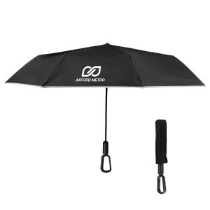 Reflective Trekker Umbrella with Carabiner