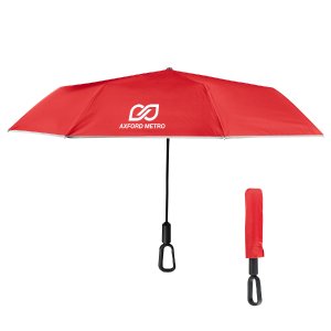 Reflective Trekker Umbrella with Carabiner