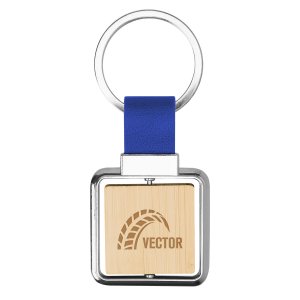 Bamboo Spin Keyring
