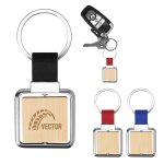 Bamboo Spin Keyring