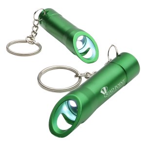 Aluminum Flashlight with Bottle Opener