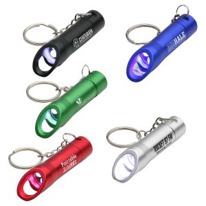 Aluminum Flashlight with Bottle Opener