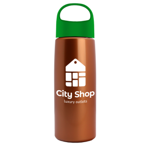 Cascade Tritan Metallike Bottle with Oval Crest Lid - 26 oz.
