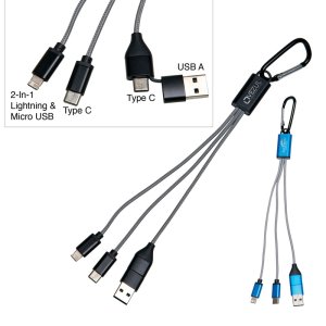 Braided 4-in-1 Charging Cables