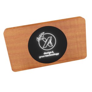 SCX Innovative Design Bamboo Wireless Power Bank 10,000 mAh