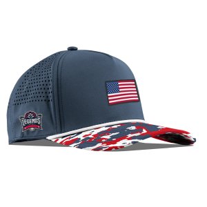Branded Bills 545 Bare Curved USA Camo Rope Cap
