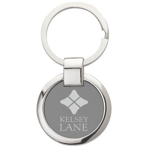 Roundabout Gunmetal Keyring