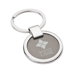 Roundabout Gunmetal Keyring