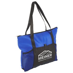 Mesh Together Non-Woven Zipper Tote
