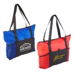 Mesh Together Non-Woven Zipper Tote