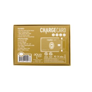 AquaVault ChargeCard Power Bank 2,300 mAh