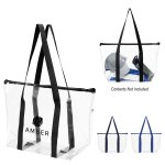 Coastal Clear Zip Tote