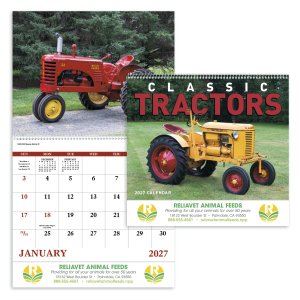 Classic Tractor - Spiral Calendar