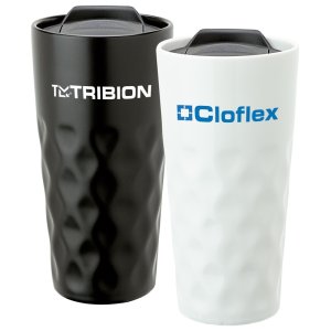 Diamond Sip 15 oz. Ceramic Travel Tumbler