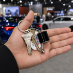 Gear Shifter Fidget Keychain