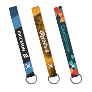 Felt Wrist Keychain with Split Ring