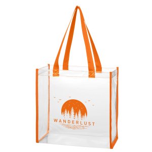 Gridiron Game Day Clear Tote