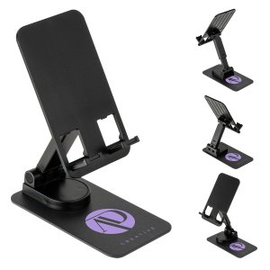 SpinView Steel Desk Phone Holder