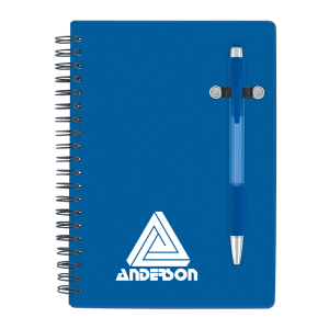 Translucent Cover Notebook and Pen 5" x 7"