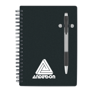 Translucent Cover Notebook and Pen 5" x 7"