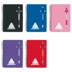 Translucent Cover Notebook and Pen 5" x 7"