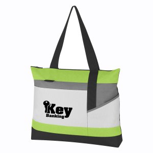 Carry-All Zip Tote with ID Window