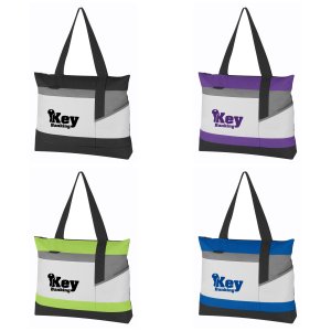 Carry-All Zip Tote with ID Window