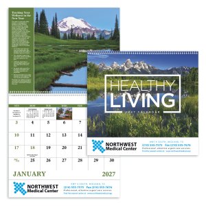 Healthy Living - Spiral Calendar