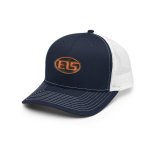 Navy Blue With White