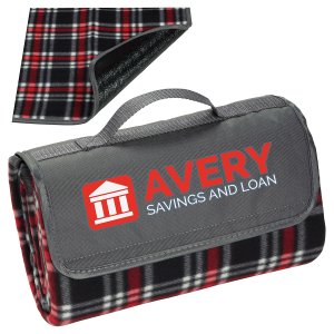 Glenwood Plaid Roll-Up Blanket