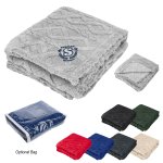 Eco Fleece 48x63 Cable Knit Blanket