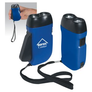 LED Squeeze Flashlight with Strap