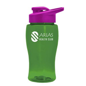 Jr. Crystal Color Bottle with Drink-Thru Lid - 18 oz.