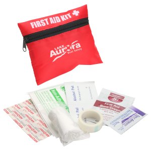 Red Rescue Mini First Aid Pouch