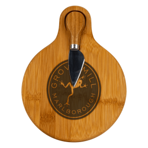 Bamboo Cheese Board with Knife