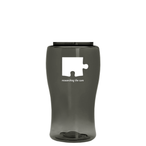 Jr. Crystal Color Bottle with Flip-Straw Lid - 18 oz.