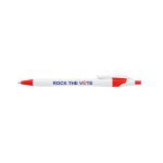 Bright Red With Black Ink