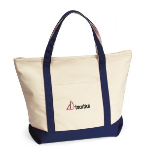 Seaside Stowaway Cotton Boat Tote