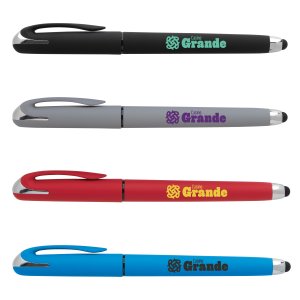 Soft-Touch Grip Gel Stylus Pen