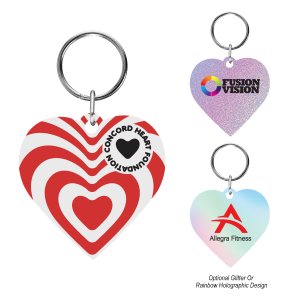 Heart Shaped Acrylic Keychain