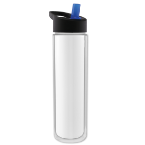 Frost Flow Insulated Bottle with Flip-Straw Lid and Full-Color Insert - 16 oz.