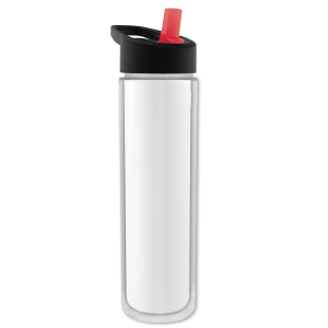 Frost Flow Insulated Bottle with Flip-Straw Lid and Full-Color Insert - 16 oz.