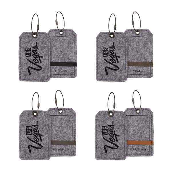 Traveler's Felt Luggage Tag