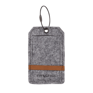 Traveler's Felt Luggage Tag