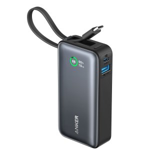 Anker Nano Power Bank(30W,Built-In USB-C Cable)