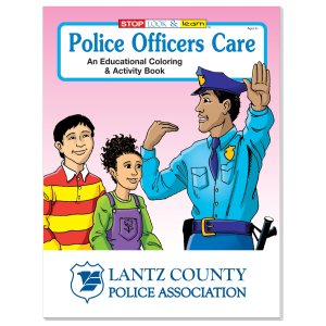 Police Officers Care Coloring Book