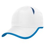White With Blue
